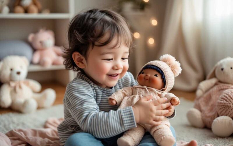 Boneca: imaginação e carinho para momentos encantadores de brincadeira e desenvolvimento infantil