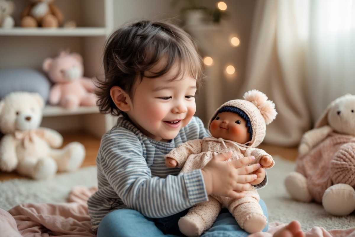 Boneca: imaginação e carinho para momentos encantadores de brincadeira e desenvolvimento infantil