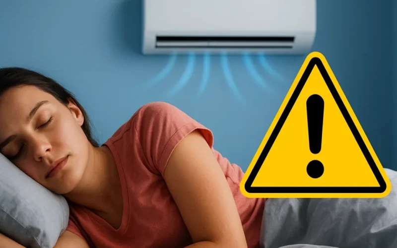 É perigoso dormir com o ar-condicionado ligado